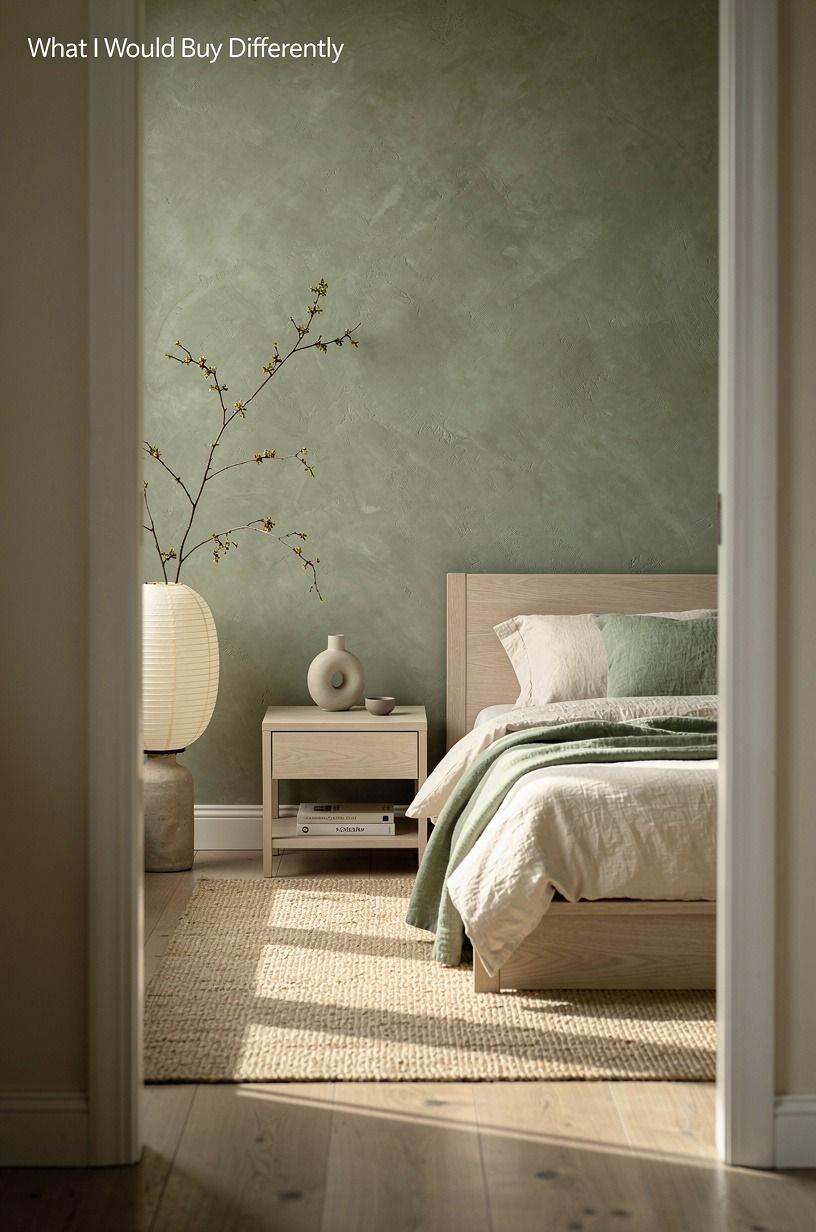 What I Would Buy Differently, sage green palette