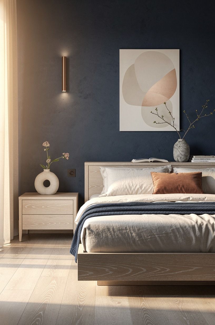 What the Room Feels Like Now, midnight blue palette