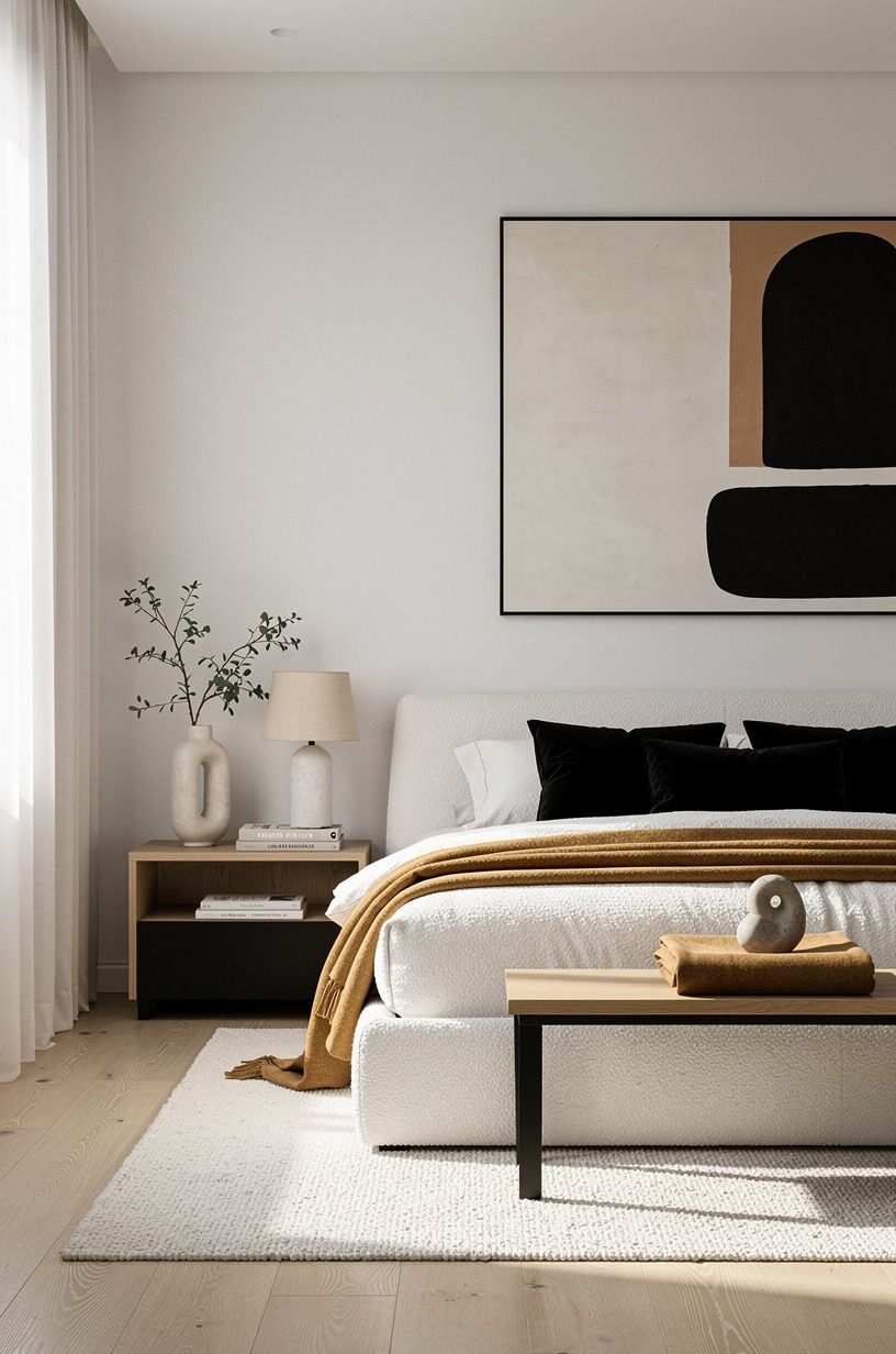 Where I’d start if I had this room to do again, warm white palette