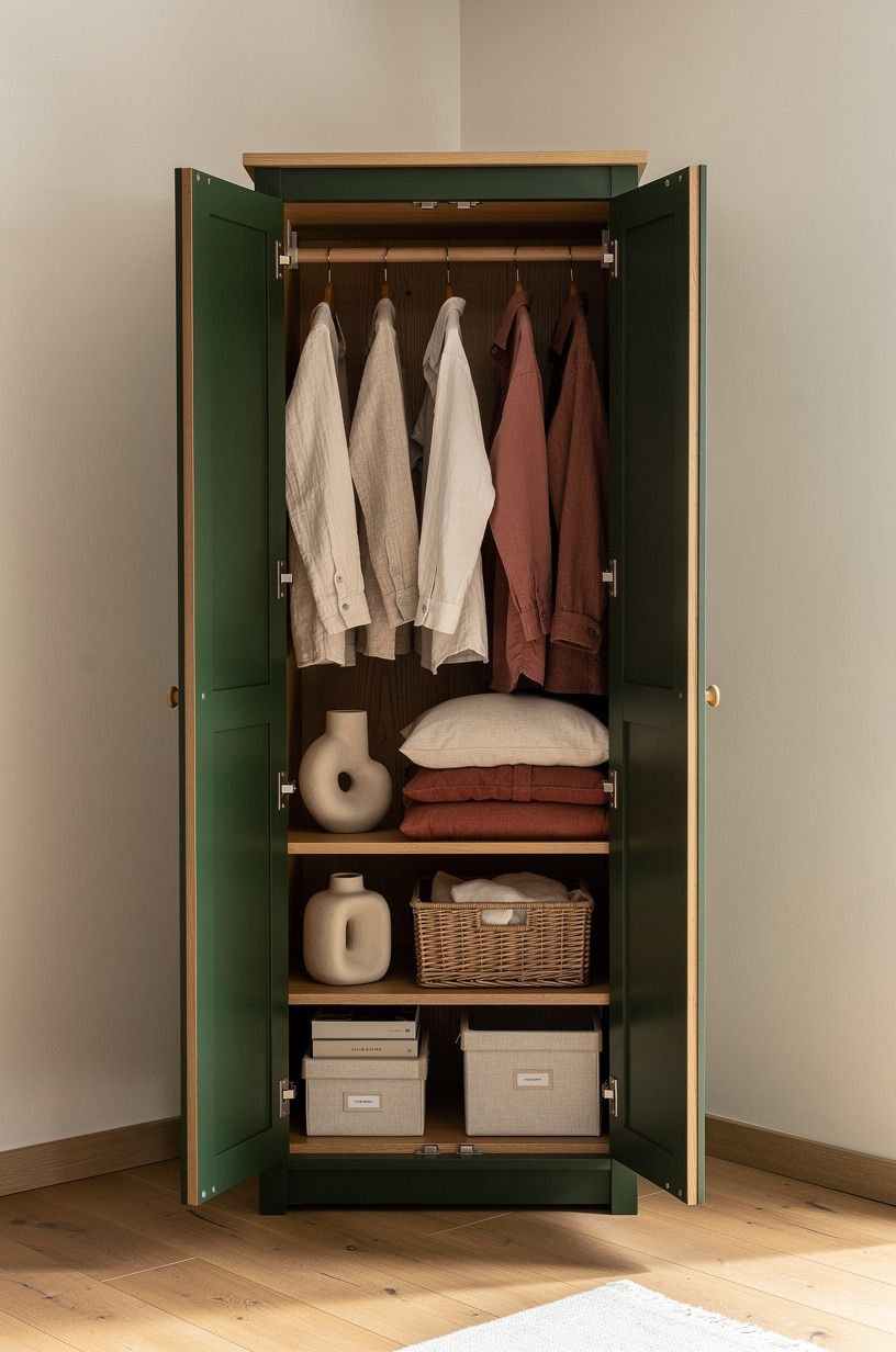 Frame a Corner With a Freestanding Armoire