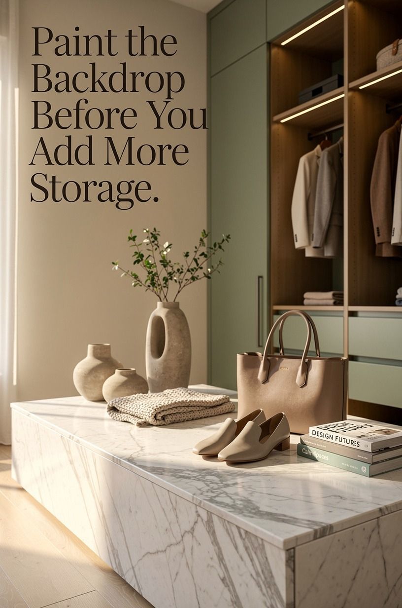Paint the Backdrop Before You Add More Storage