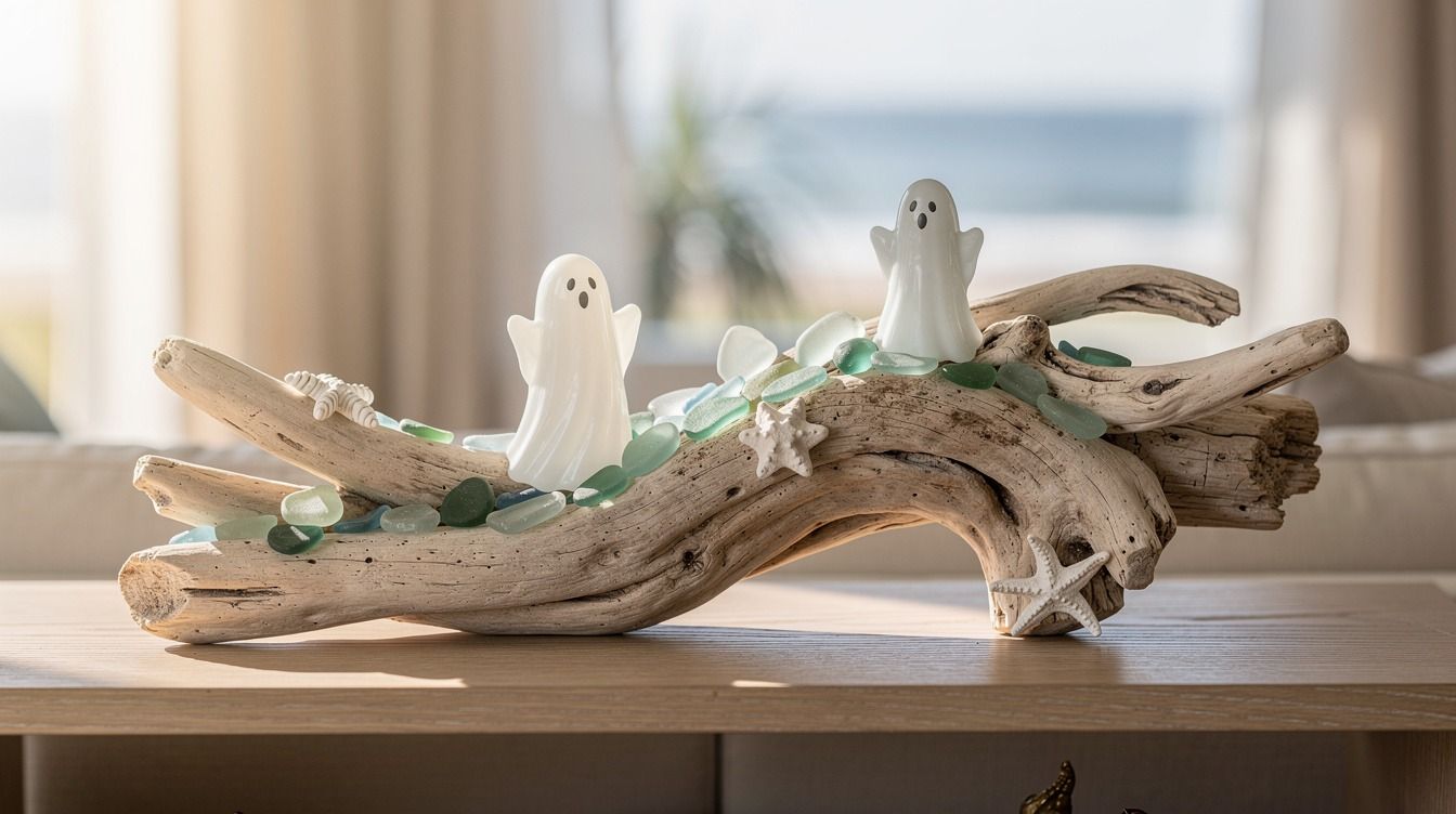 How to Coastal Halloween: Driftwood, Sea Glass and Ghosts for Homes Near the Water Without Overthinking It