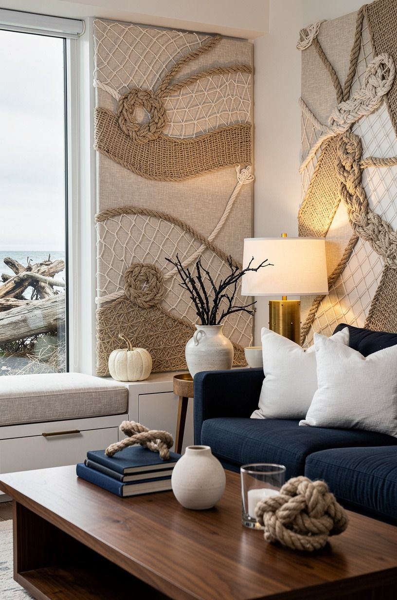 Mix Rope, Net and Linen for the Texture Layer