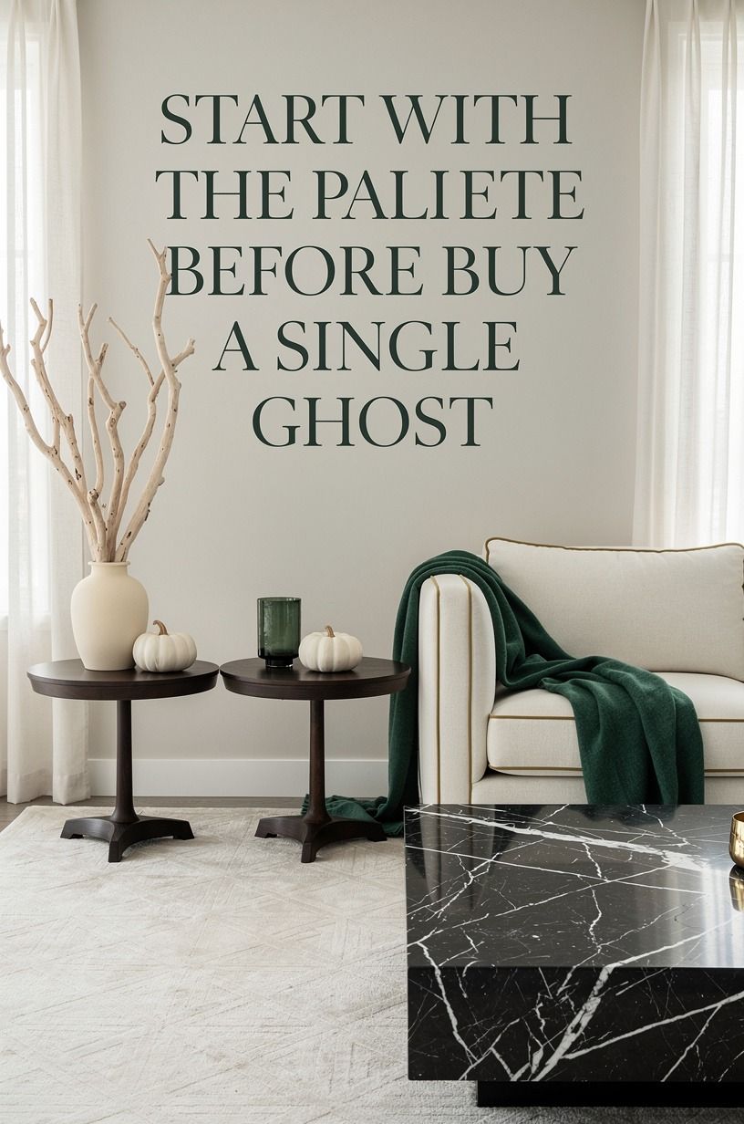 Start With the Palette Before You Buy a Single Ghost