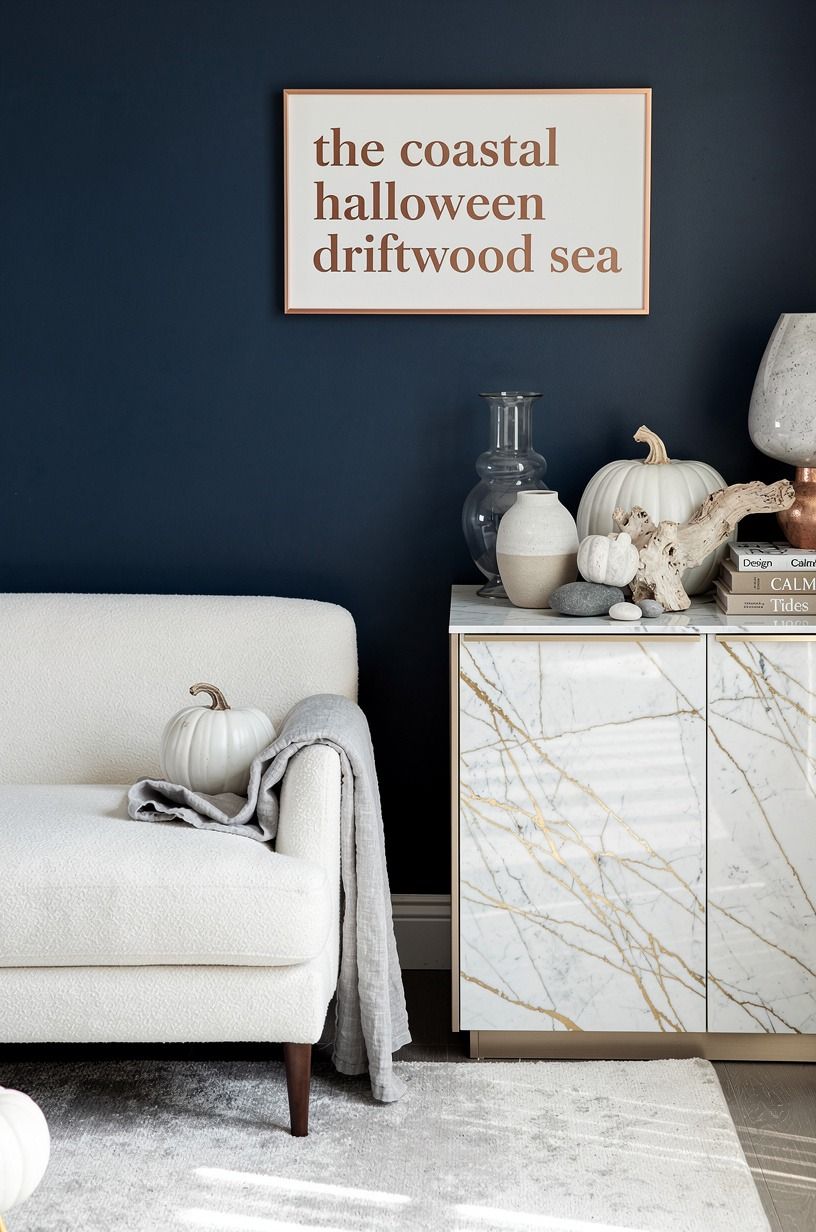 Swap Orange Pumpkins for White, Bone and Pale Gray
