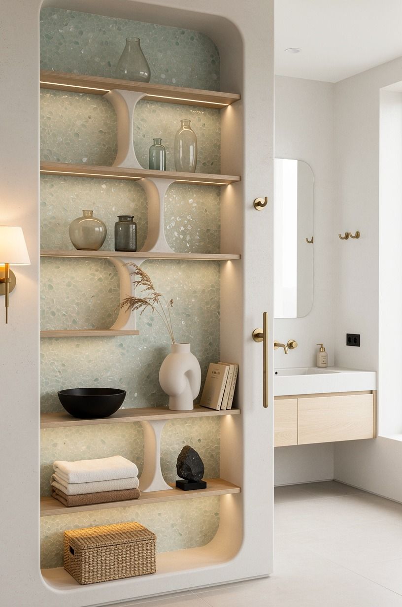 Build the Beach-Glass Storage Wall