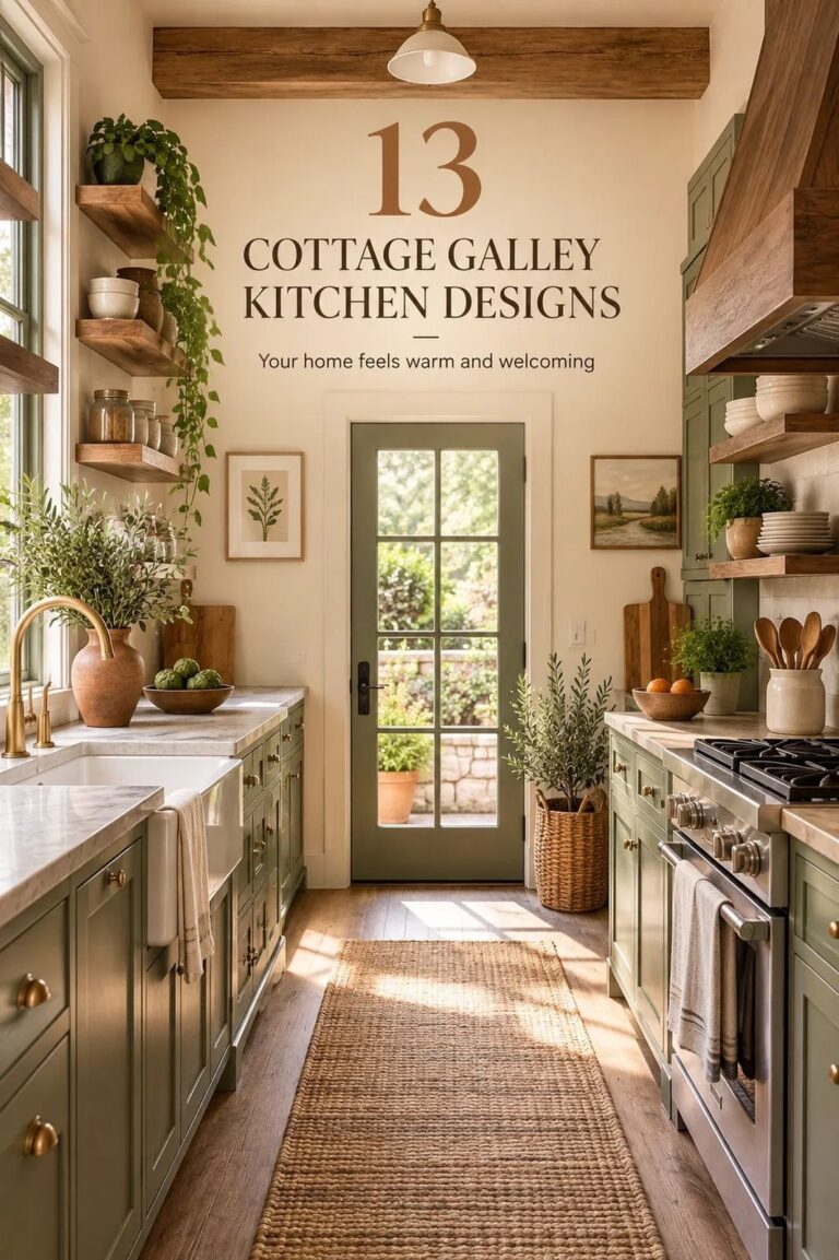 Easy Cottage Galley Kitchen Ideas for Narrow, Charming Layouts That Feel Spacious