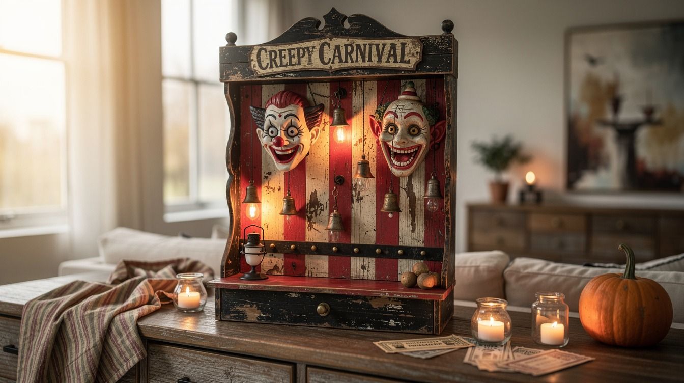 13 Creepy Carnival Halloween Decor Ideas to DIY on a Budget