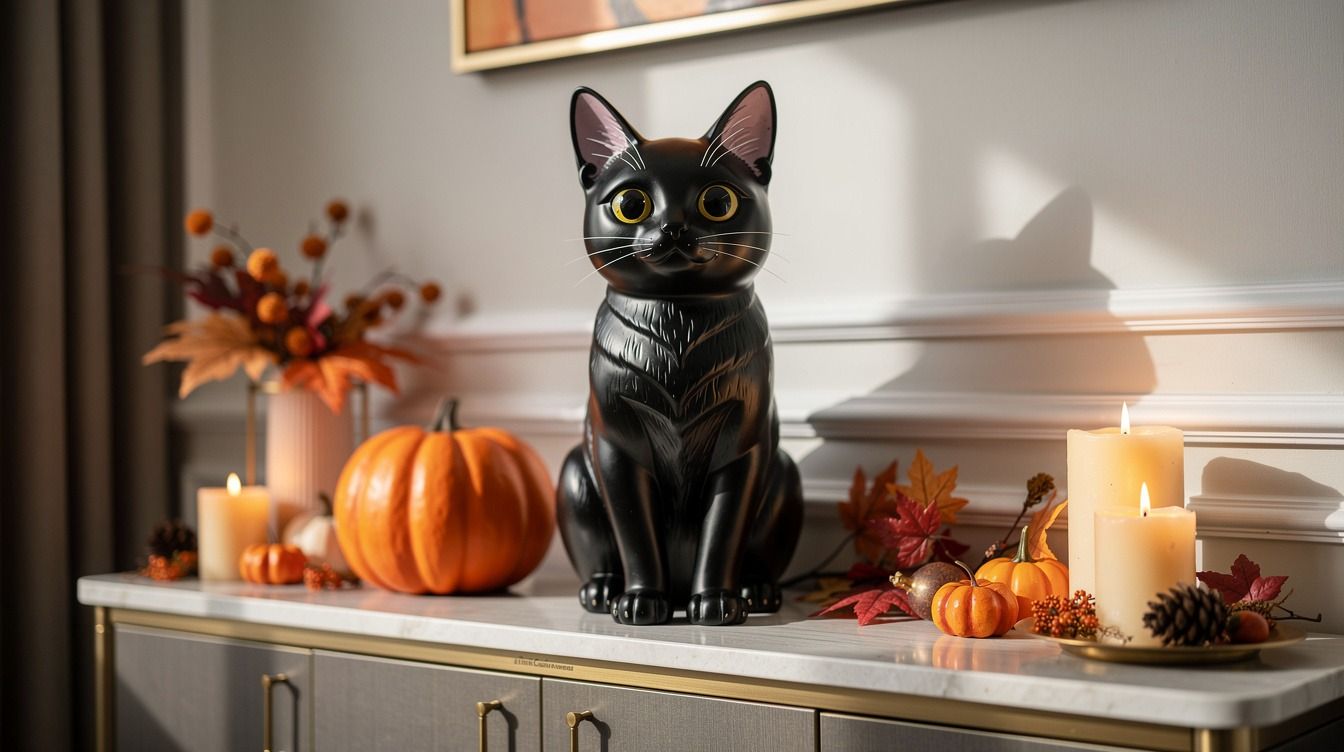 20 Cute Black Cat Halloween Decor Ideas That Are Not Scary