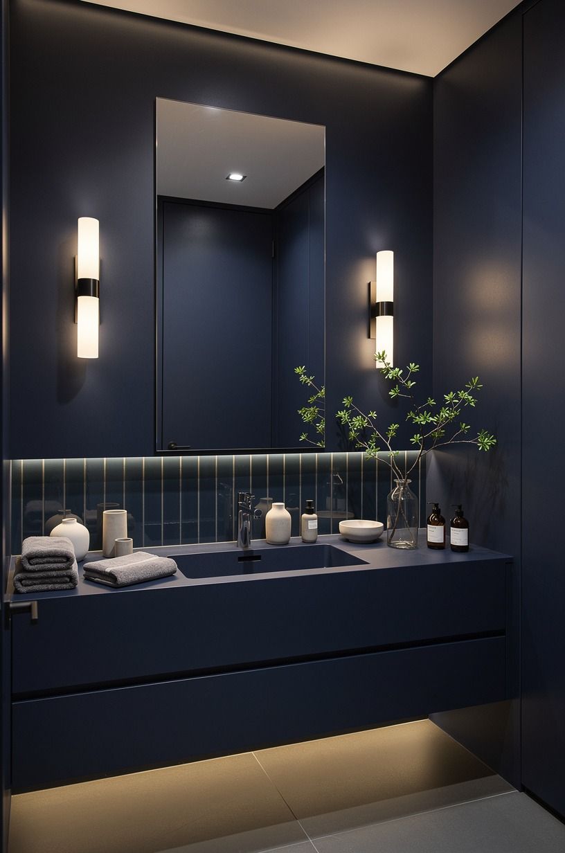 Matte Walls, One Glossy Accent
