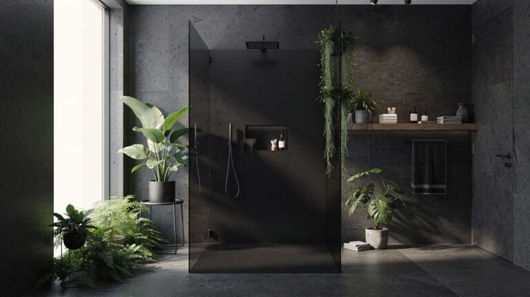 13 Dark & Moody Bathroom Plant Ideas for a Dramatic Spa Look Without Renovating