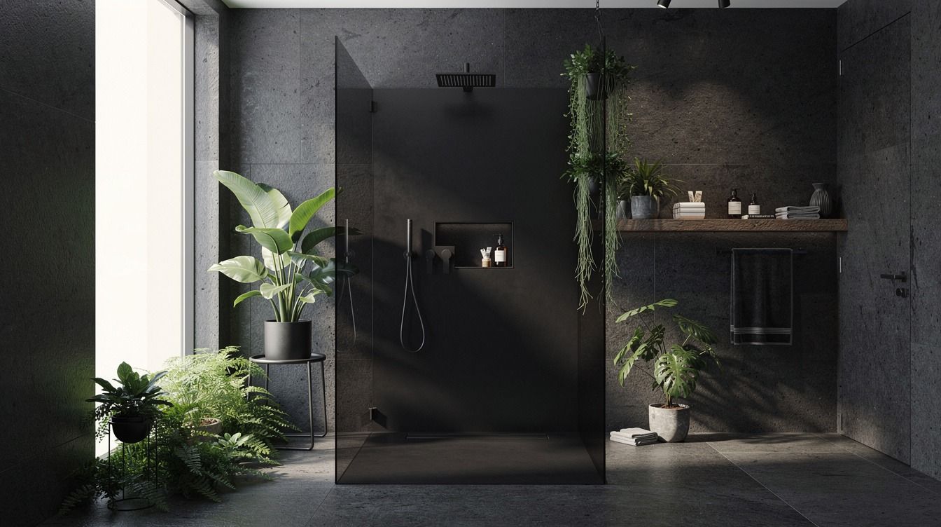 13 Dark & Moody Bathroom Plant Ideas for a Dramatic Spa Look Without Renovating