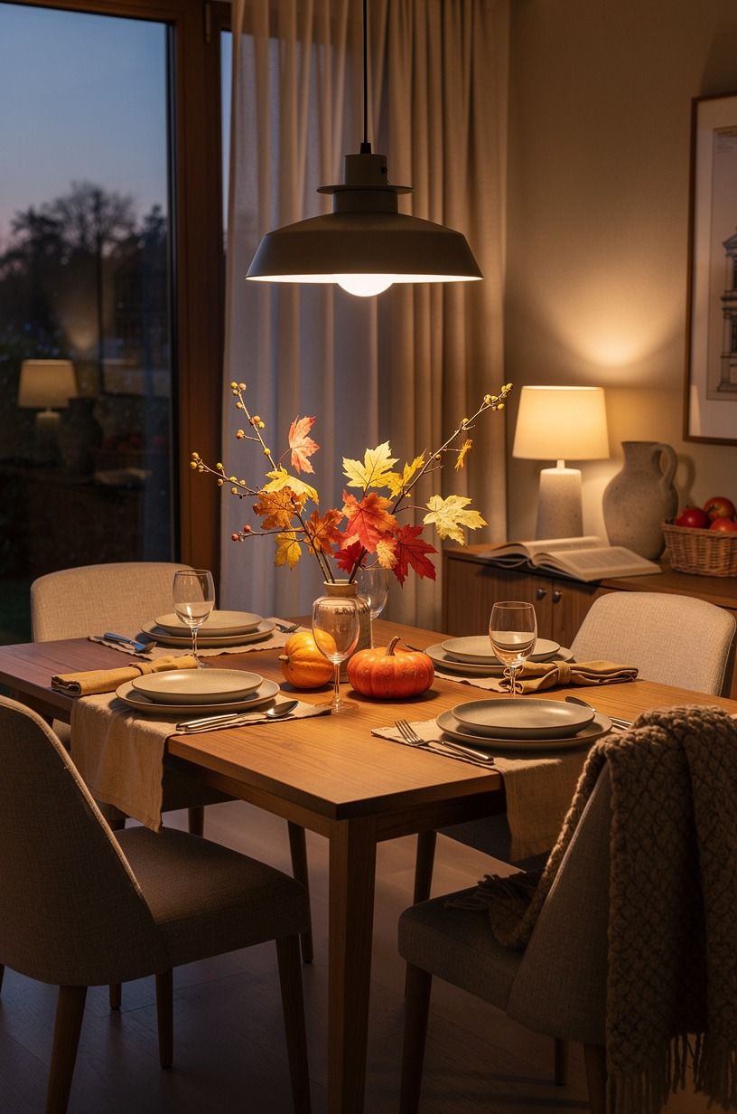 Edit your fall front porch ideas at dusk before Sunday dinner