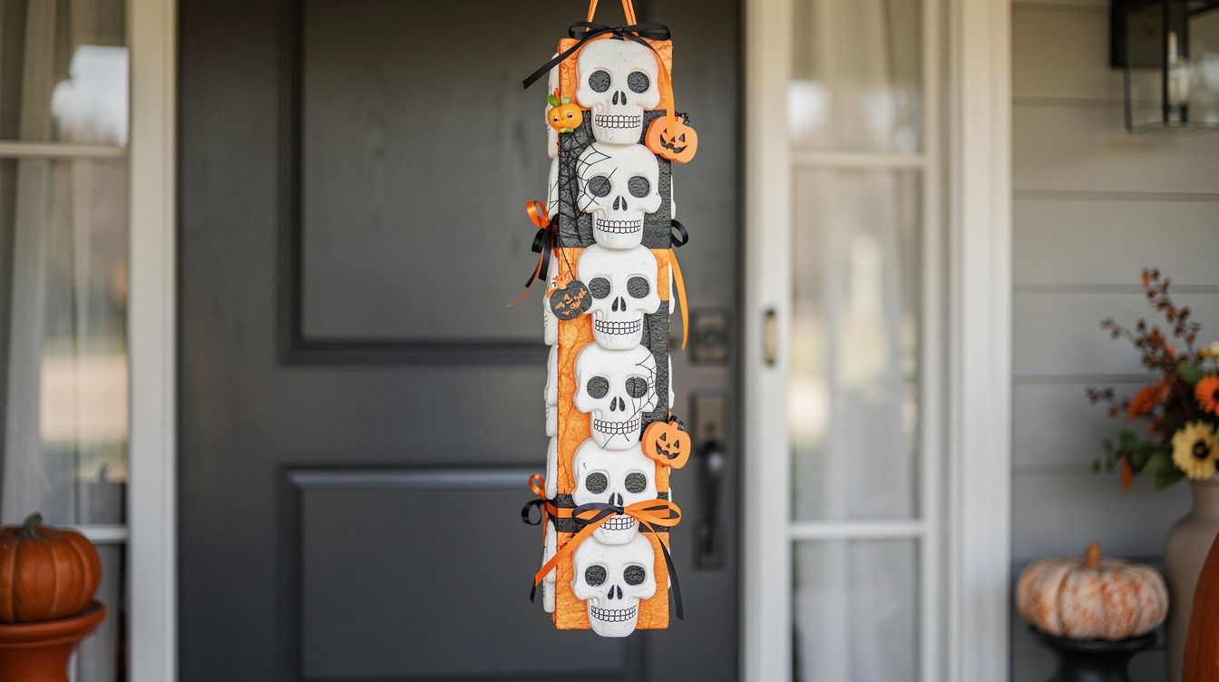 14 Dollar Store Halloween Door Hangers You Can Make for Under $15