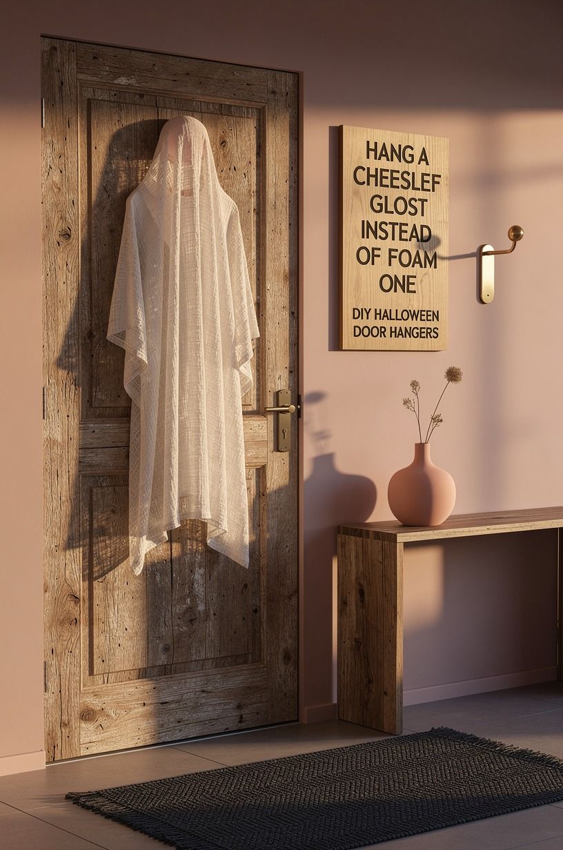 Hang a Cheesecloth Ghost Instead of a Foam One