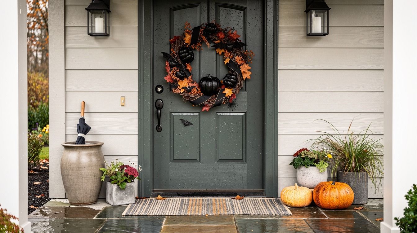 How to DIY Halloween Front Door Wreaths That Survive Wind, Rain and Move-or-Treaters Without Overthinking It