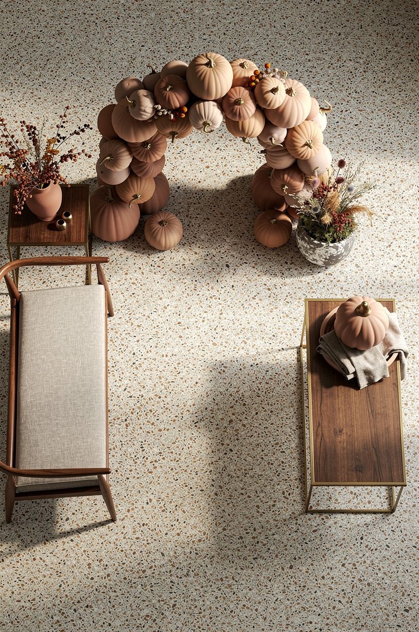 Anchor the Fall Front Porch Decor Arch with the Two-Texture Rule