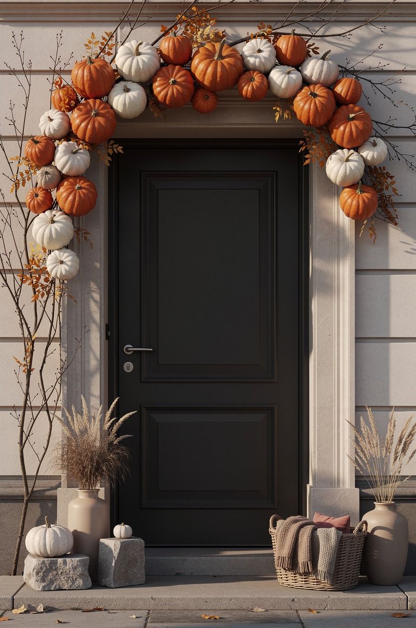 Hang the Fall Door Arch Instead of Gluing It