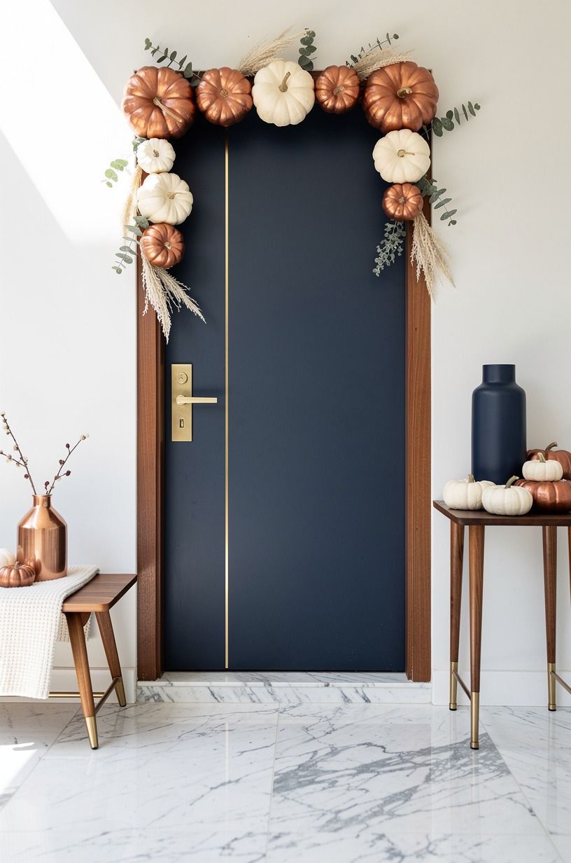 Style the Fall Doorway Decor Front Porch Around the Threshold