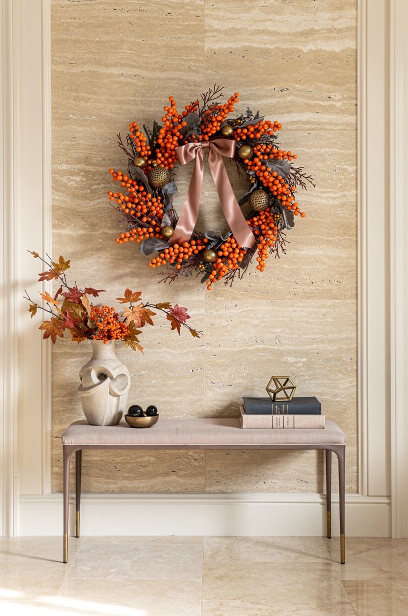 Let orange berry stems do the bright work