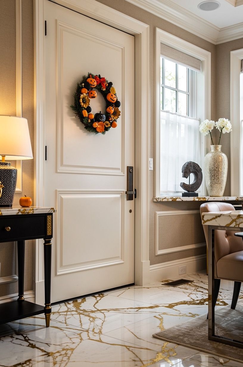 Paint the door backdrop only if it needs it