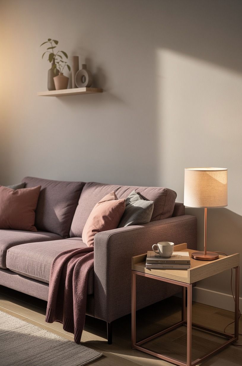 Frame the Sofa With a Practical Side Table