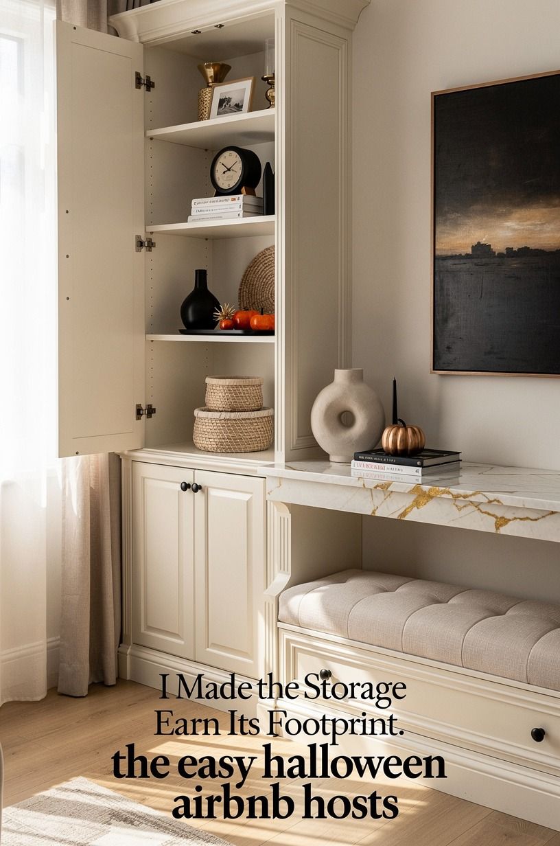 I Made the Storage Earn Its Footprint, warm white palette