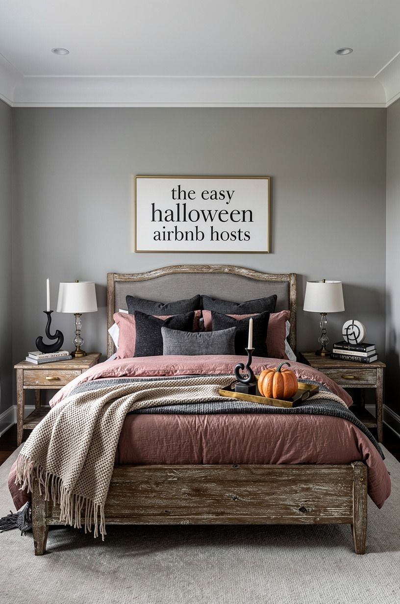 I Started With the Bed, Not the Bats, dusty rose palette