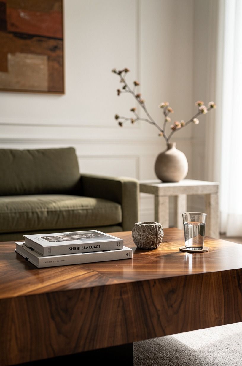 I Styled for Turnover, Not My Own Living Room, terracotta palette