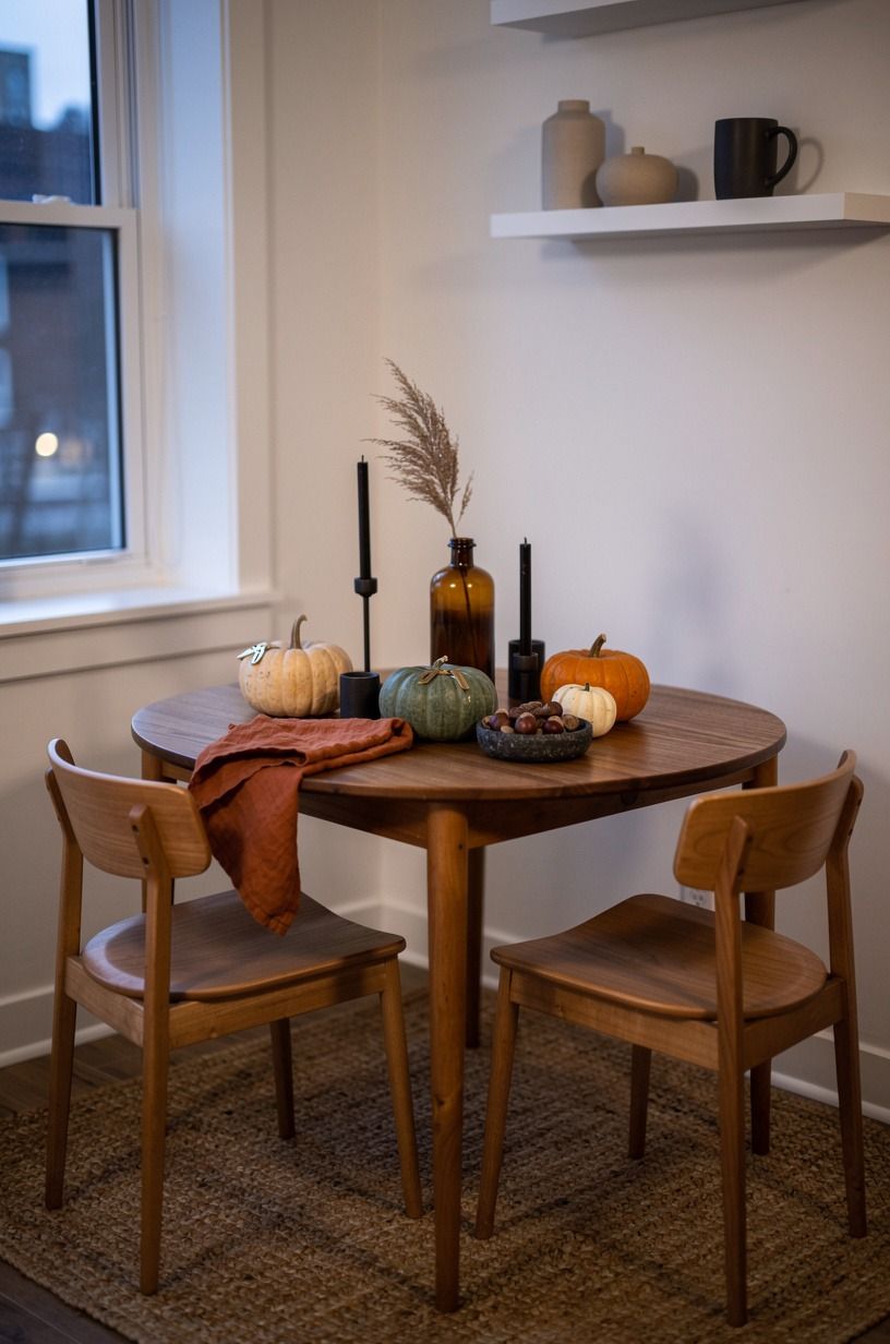 The Plastic Bin Problem Made Me Rethink Studio Apartment Halloween Decor, forest green palette