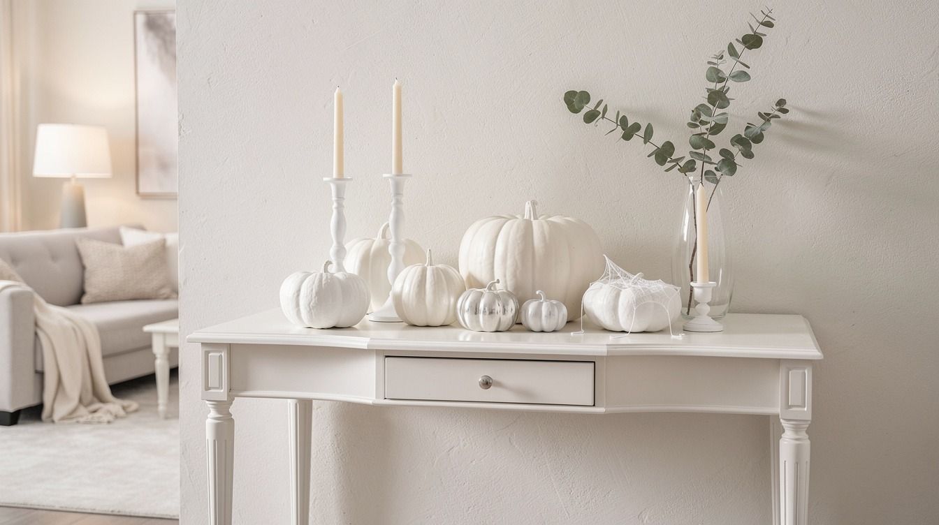 18 Elegant White Halloween Decor Ideas for a Chic Home