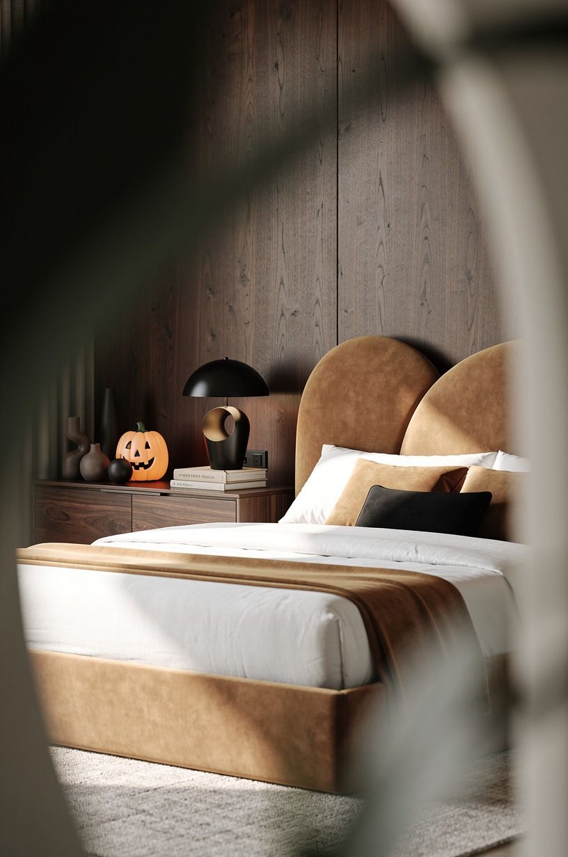 I Made the Bed the Soft Landing, warm white palette