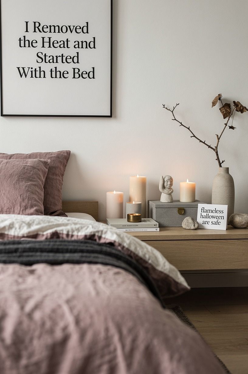 I Removed the Heat and Started With the Bed, dusty rose palette