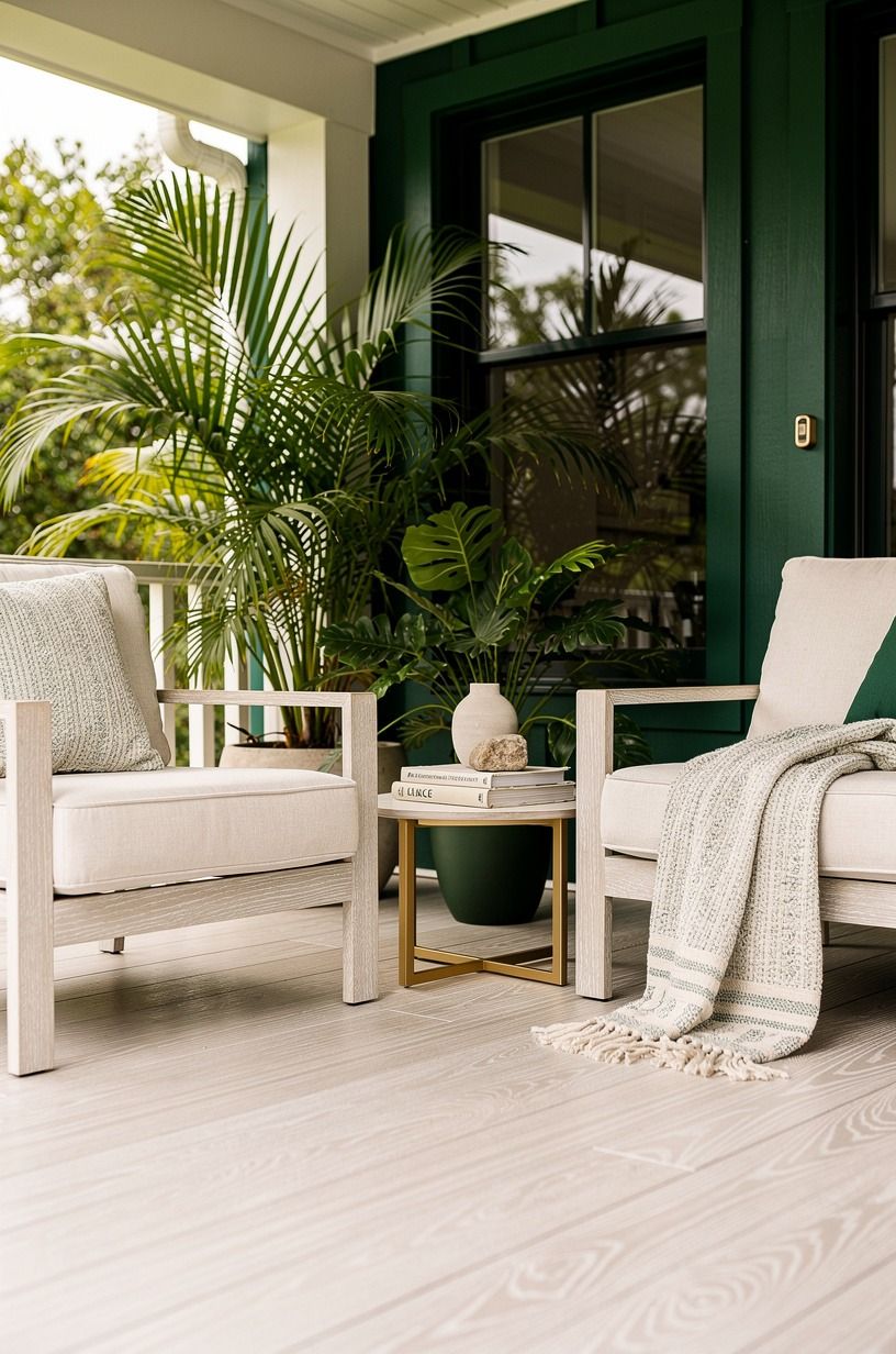 Add Greenery That Echoes the Grain