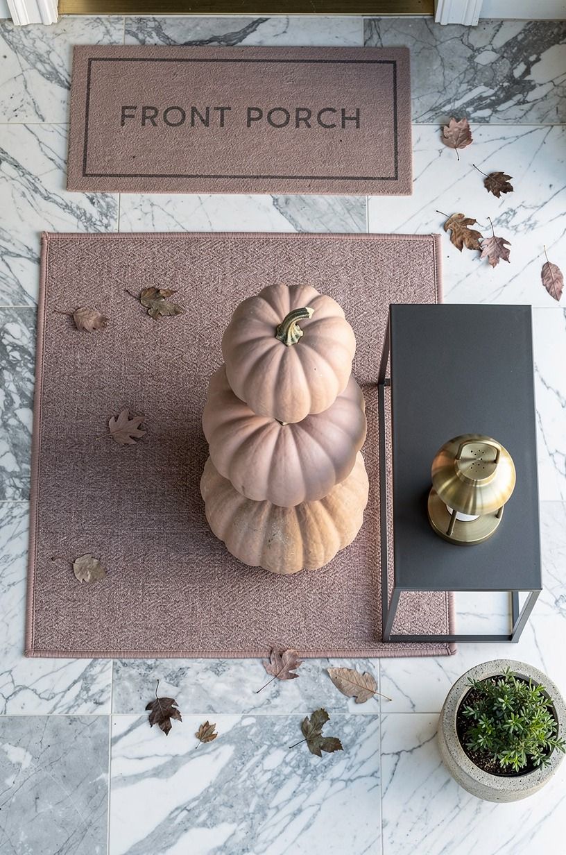 Build the Two-Height Pumpkin Stack