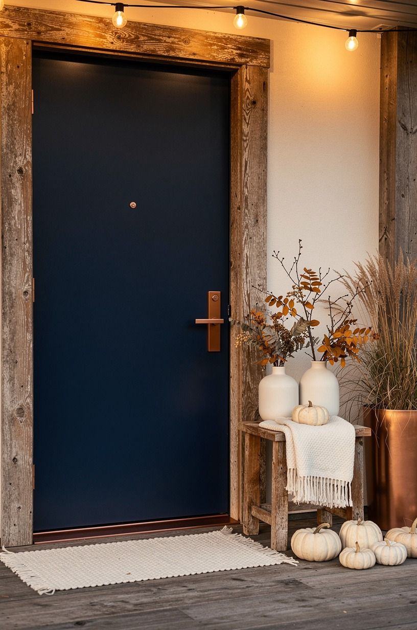 Can a color story carry Halloween decor for the front door?