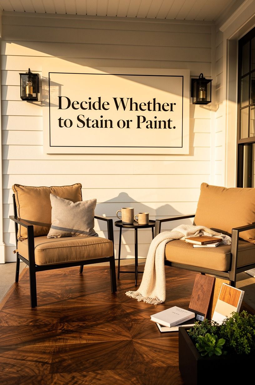 Decide Whether to Stain or Paint