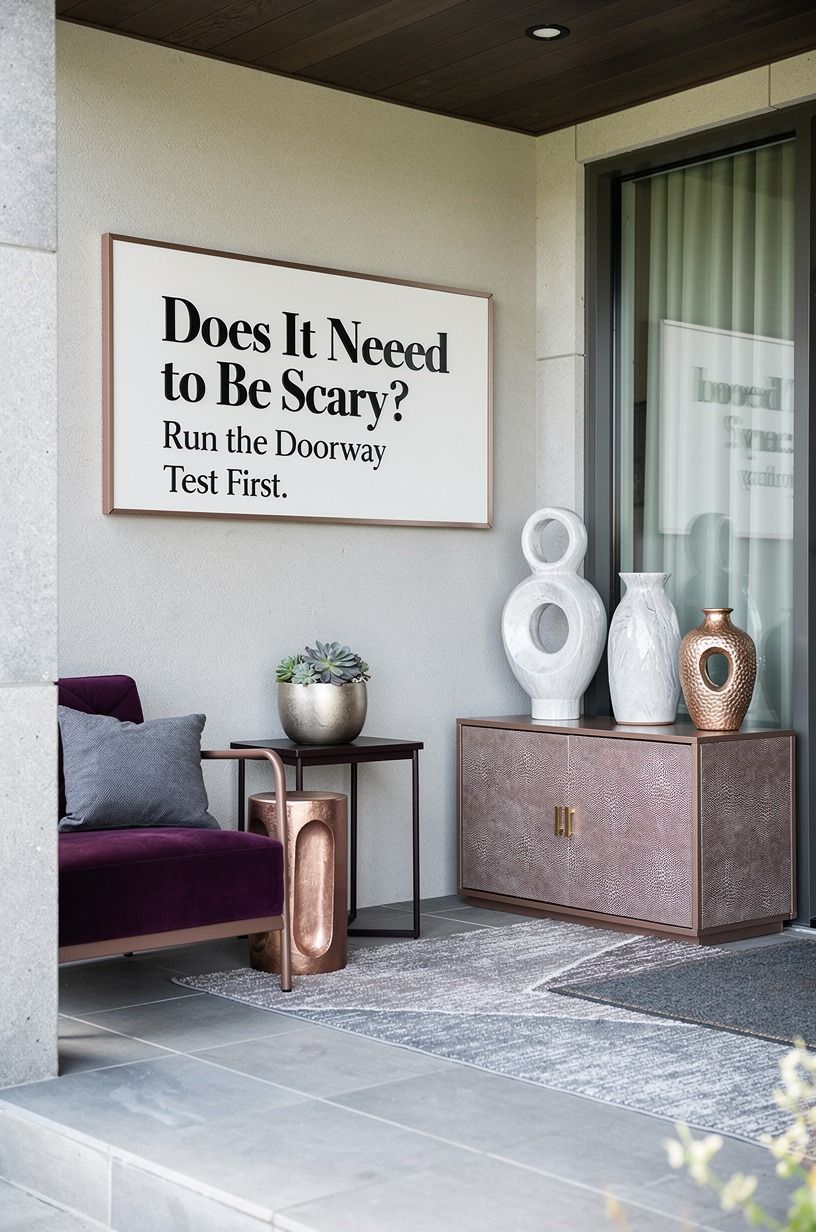 Does It Need to Be Scary? Run the Doorway Test First