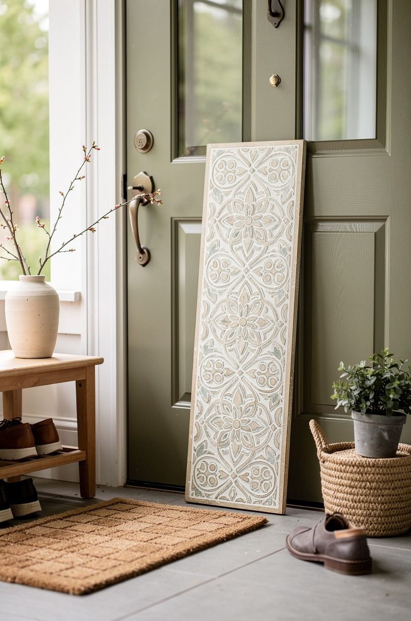 Paint one removable panel, not the whole porch