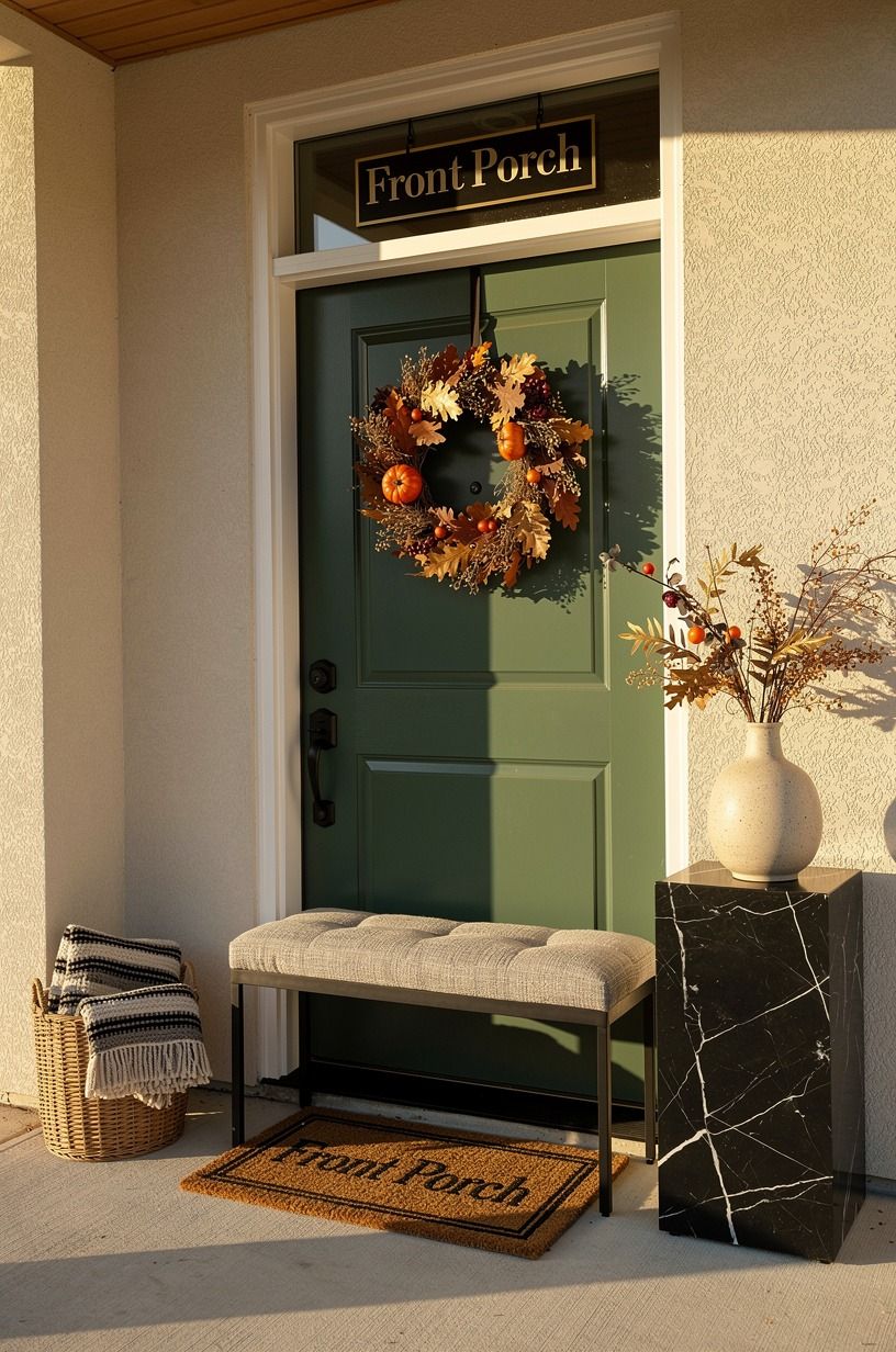 Seal your DIY Halloween wreaths for front door weather