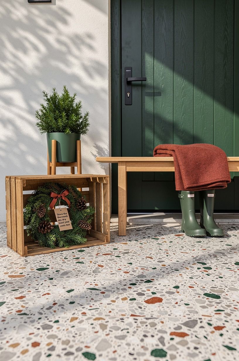Store the wreath dry so next year costs less