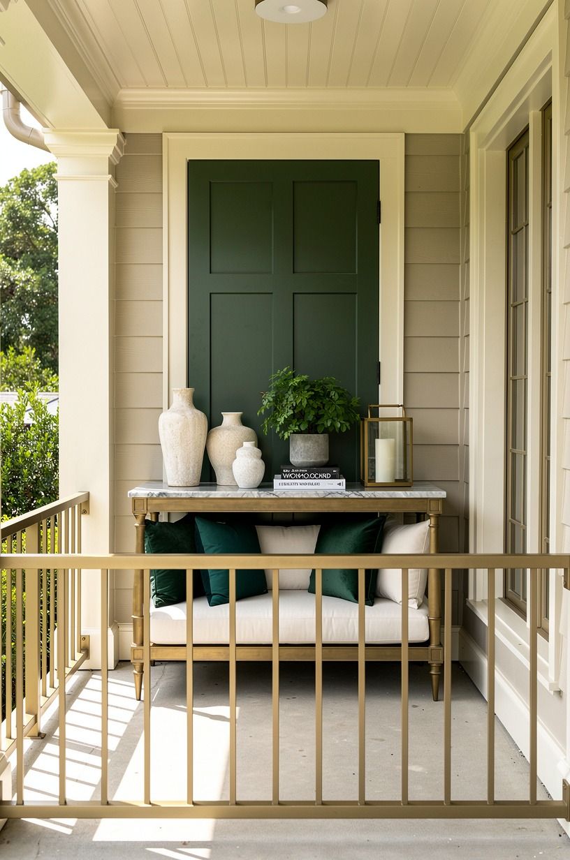 Use a narrow console instead of a deep bench