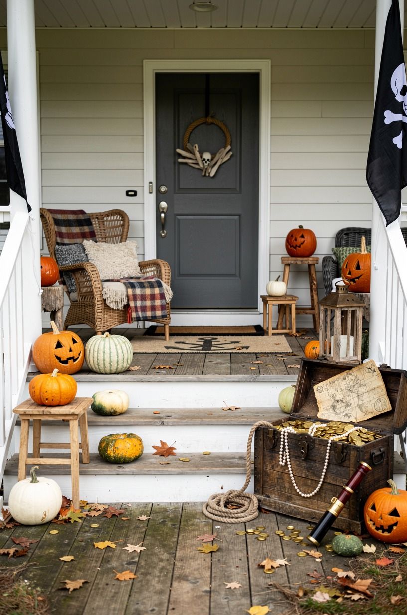 What I'd Change About These Pirate Halloween Decorations, plum palette