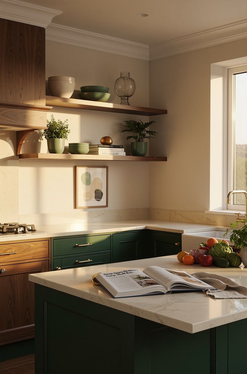 Swap Upper Cabinets for the Two-Shelf Rule