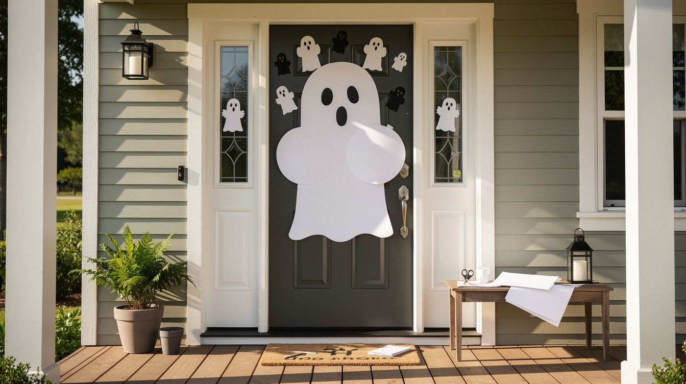 11 No-Cricut Ghost Door Decorations for the Classroom in 30 Minutes