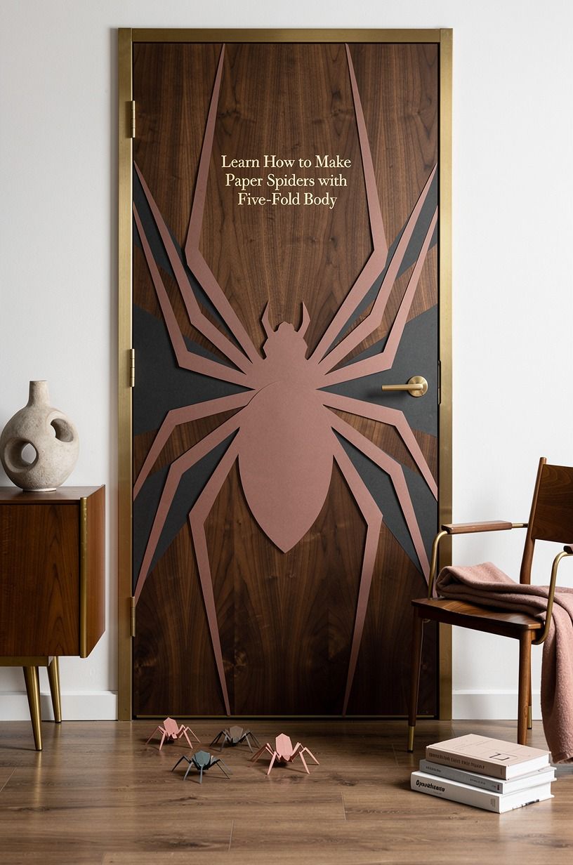 Learn How to Make Paper Spiders with the Five-Fold Body