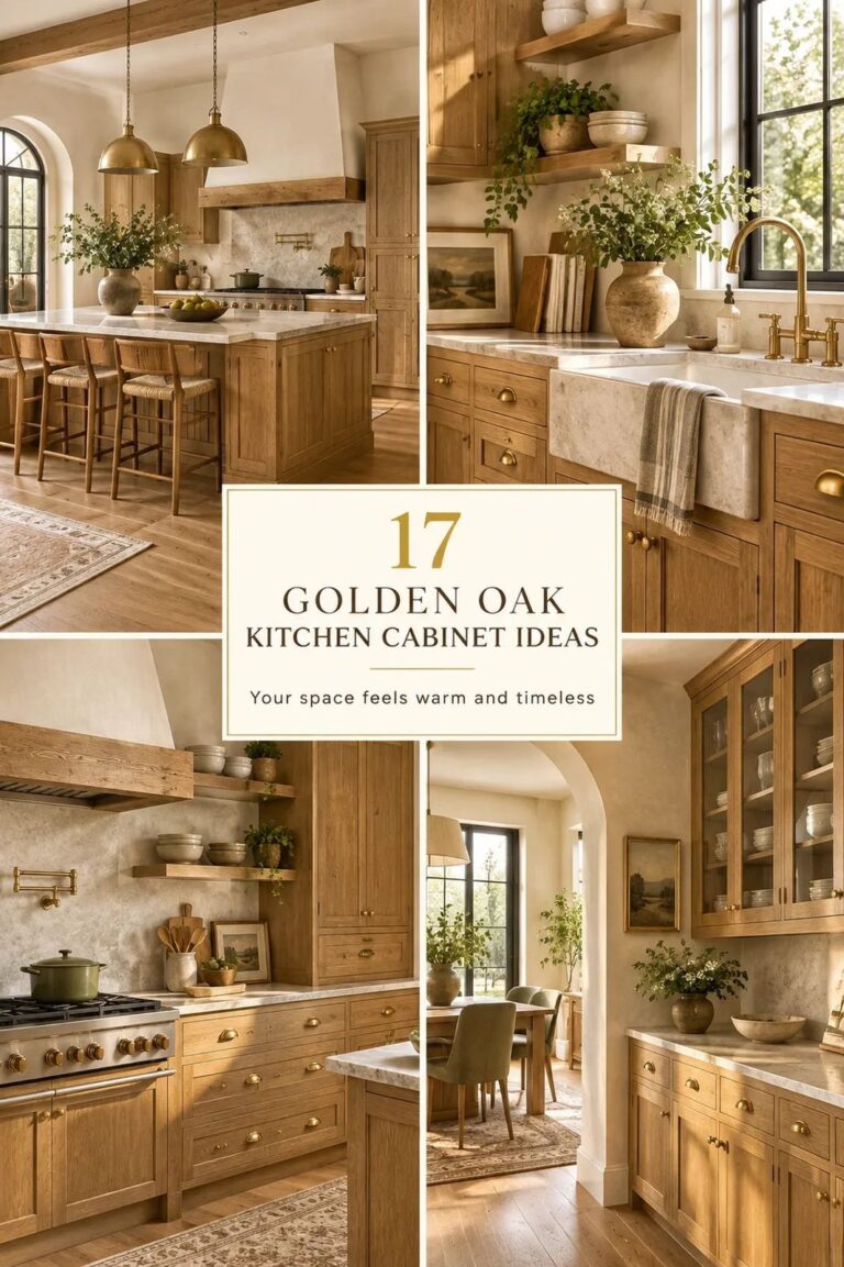 17 Golden Oak Kitchen Cabinet Ideas That Look Modern Without Replacing Them