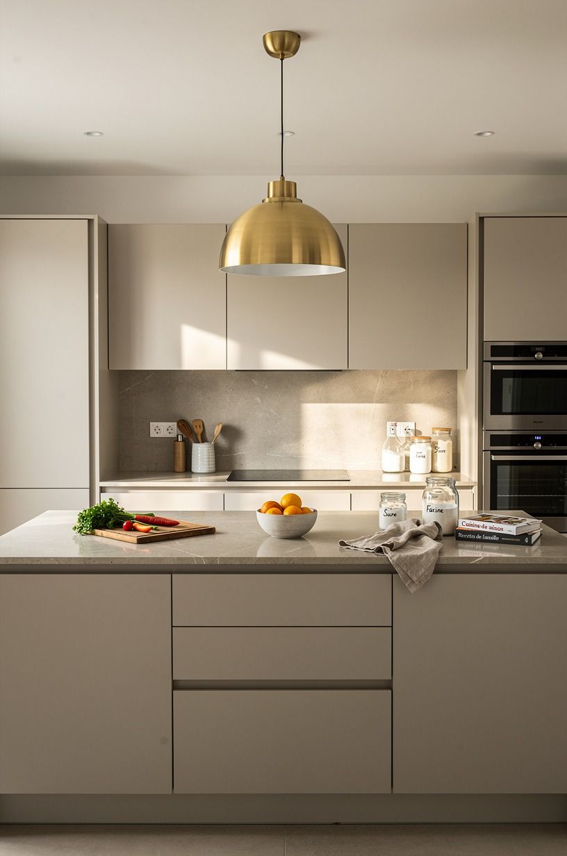 Hang one oversized pendant
