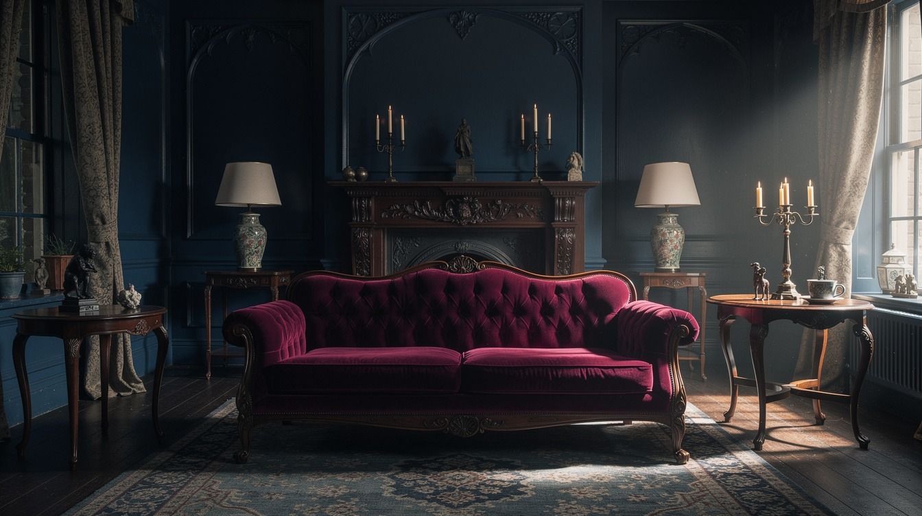 12 Gothic Victorian Living Room Ideas to Make October Feel Like a Haunted Manor