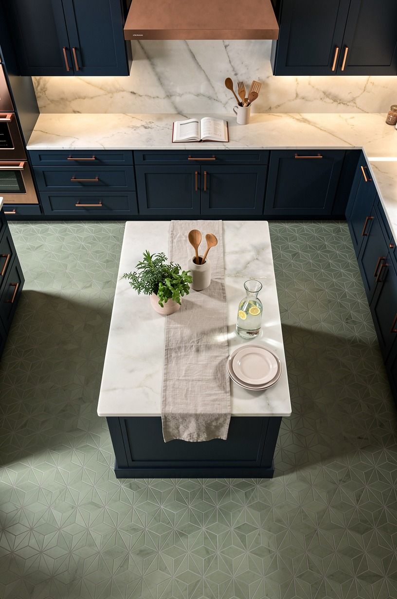 Layer the Sage Tile Illusion